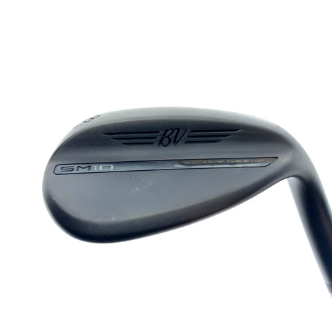Used Titleist Vokey SM10 Jet Black Lob Wedge / 58.0 Degrees / Stiff Flex