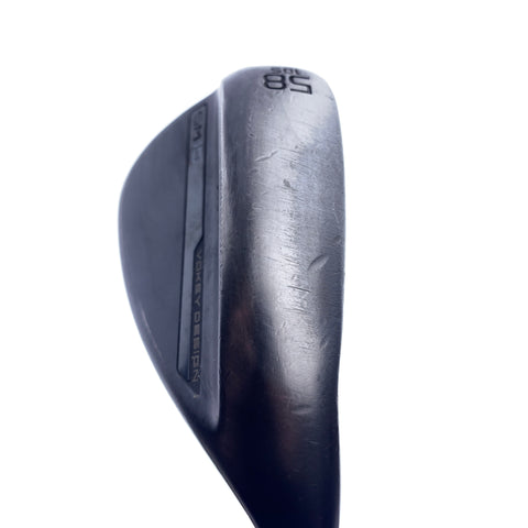Used Titleist Vokey SM10 Jet Black Lob Wedge / 58.0 Degrees / Wedge Flex