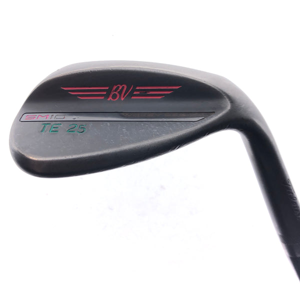 Used Titleist Vokey SM10 Jet Black Lob Wedge / 60.0 Degrees / Stiff Flex