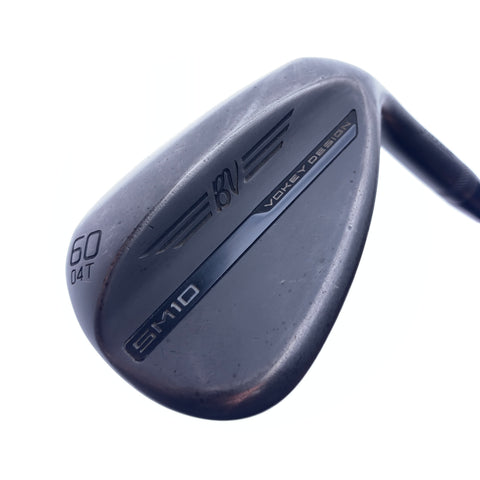 Used Titleist Vokey SM10 Jet Black Lob Wedge / 60.0 Degrees / Wedge Flex