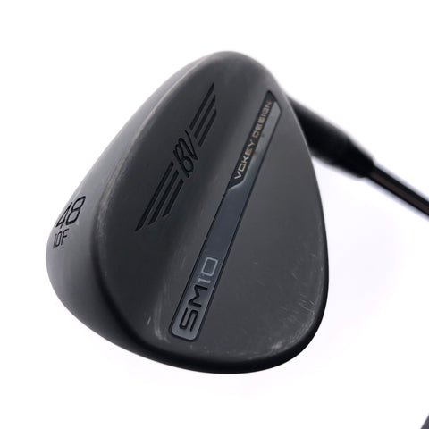 Used Titleist Vokey SM10 Jet Black Pitching Wedge / 48.0 Degrees / Wedge Flex