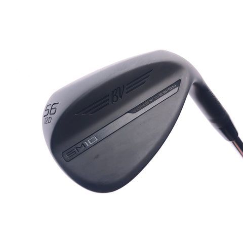 Used Titleist Vokey SM10 Jet Black Sand Wedge / 56.0 Degrees / Wedge Flex