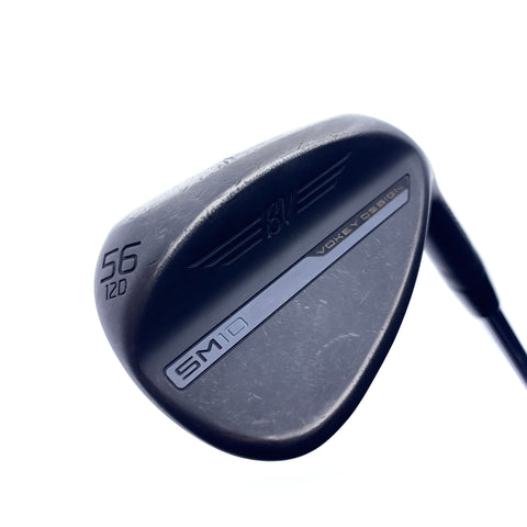 Used Titleist Vokey SM10 Jet Black Sand Wedge / 56.0 Degrees / Wedge Flex