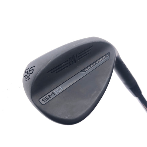 Used Titleist Vokey SM10 Jet Black Sand Wedge / 56.0 Degrees / Wedge Flex