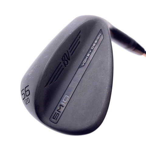 Used Titleist Vokey SM10 Jet Black Sand Wedge / 56.0 Degrees / Wedge Flex