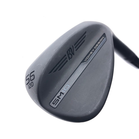 Used Titleist Vokey SM10 Jet Black Sand Wedge / 56.0 Degrees / Wedge Flex