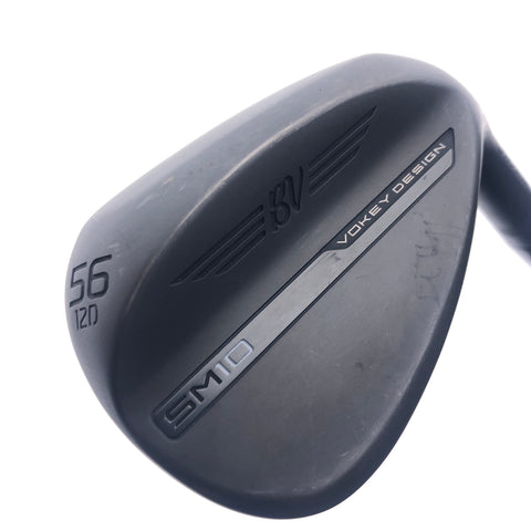 Used Titleist Vokey SM10 Jet Black Sand Wedge / 56.0 Degrees / Wedge Flex
