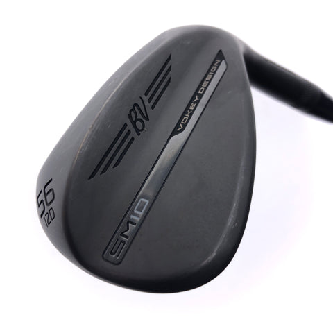Used Titleist Vokey SM10 Jet Black Sand Wedge / 56.0 Degrees / Wedge Flex