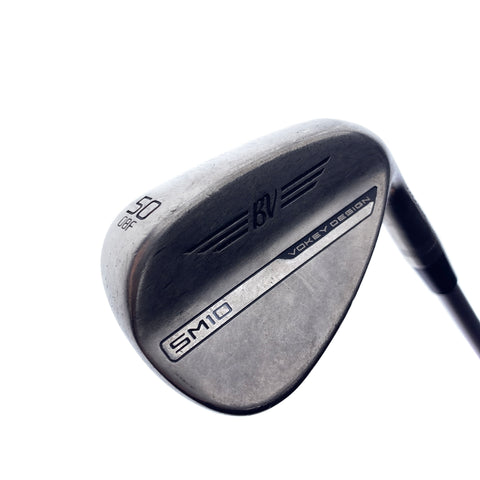 Used Titleist Vokey SM10 Nickel Gap Wedge / 50.0 Degrees / X-Stiff Flex