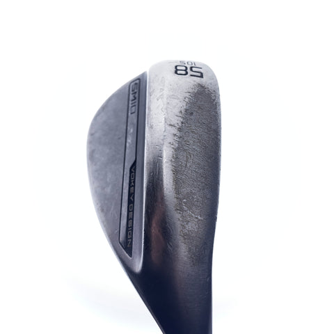 Used Titleist Vokey SM10 Nickel Lob Wedge / 58.0 Degrees / Stiff Flex