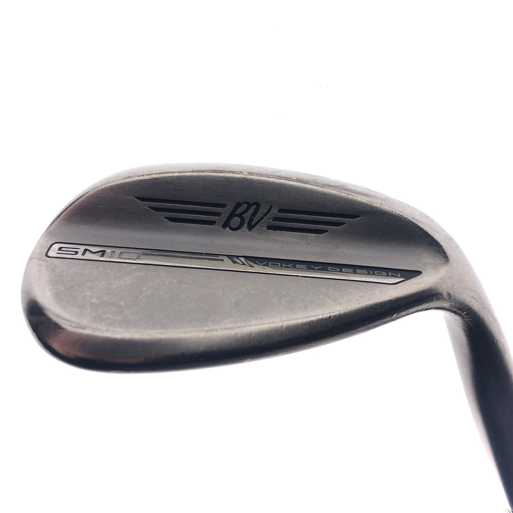 Used Titleist Vokey SM10 Nickel Lob Wedge / 58.0 Degrees / Stiff Flex