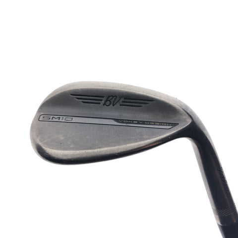 Used Titleist Vokey SM10 Nickel Lob Wedge / 58.0 Degrees / Stiff Flex