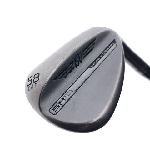 Used Titleist Vokey SM10 Nickel Lob Wedge / 58.0 Degrees / Wedge Flex