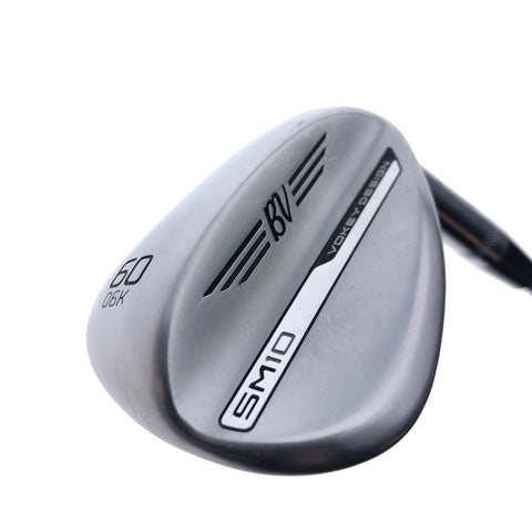 Used Titleist Vokey SM10 Nickel Lob Wedge / 58.0 Degrees / Wedge Flex