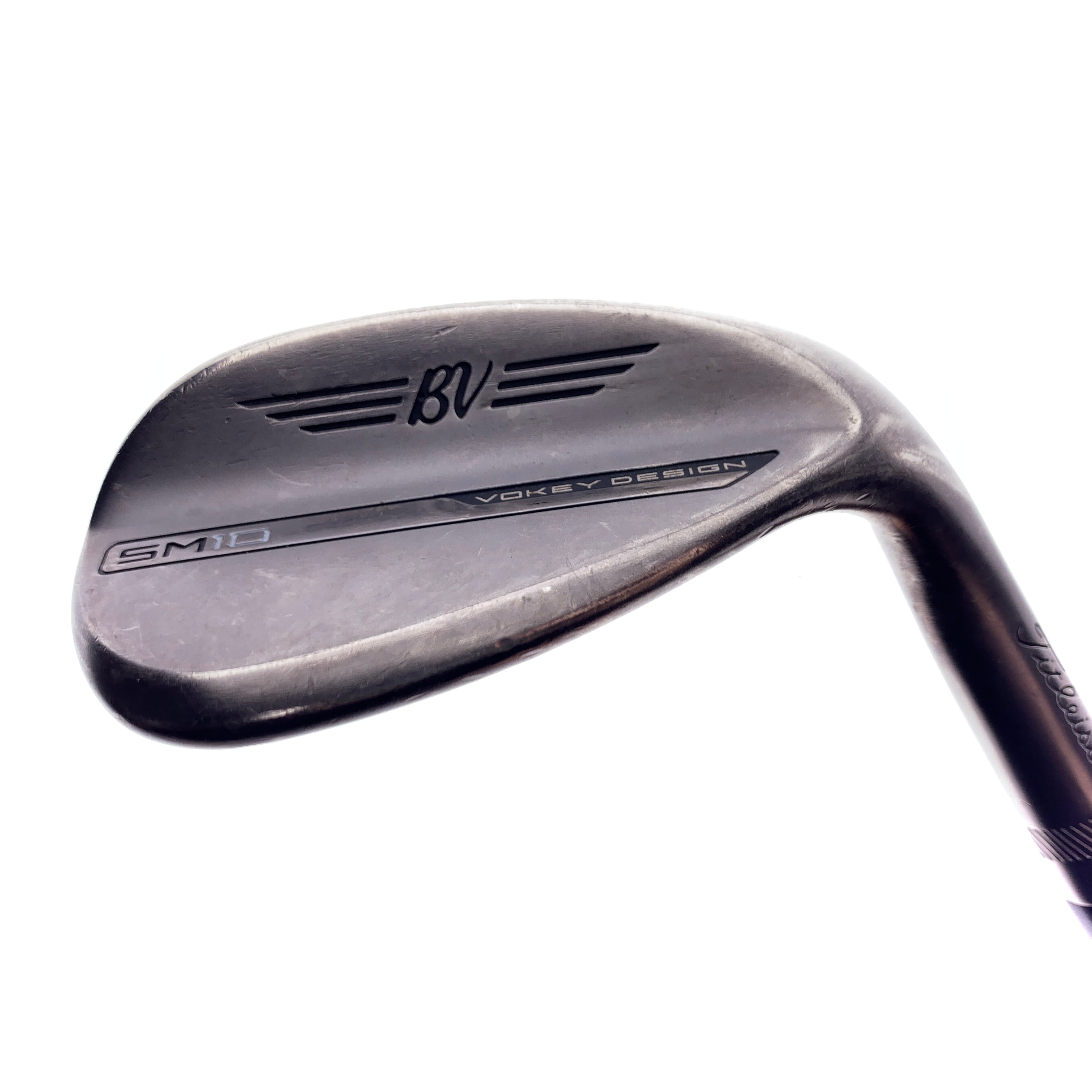 Used Titleist Vokey SM10 Nickel Lob Wedge / 58.0 Degrees / Wedge Flex