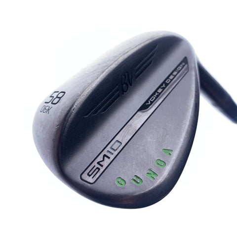 Used Titleist Vokey SM10 Nickel Lob Wedge / 58.0 Degrees / X-Stiff Flex