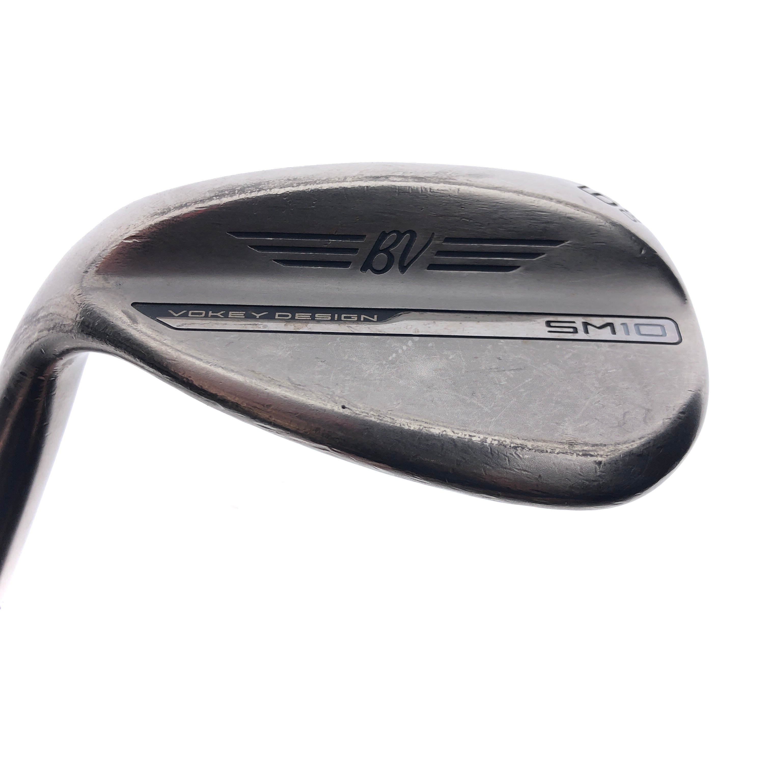 Used Titleist Vokey SM10 Nickel Lob Wedge / 60.0 Degrees / Wedge Flex / L-H
