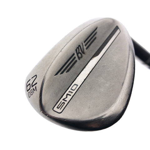 Used Titleist Vokey SM10 Nickel Lob Wedge / 62.0 Degrees / Wedge Flex