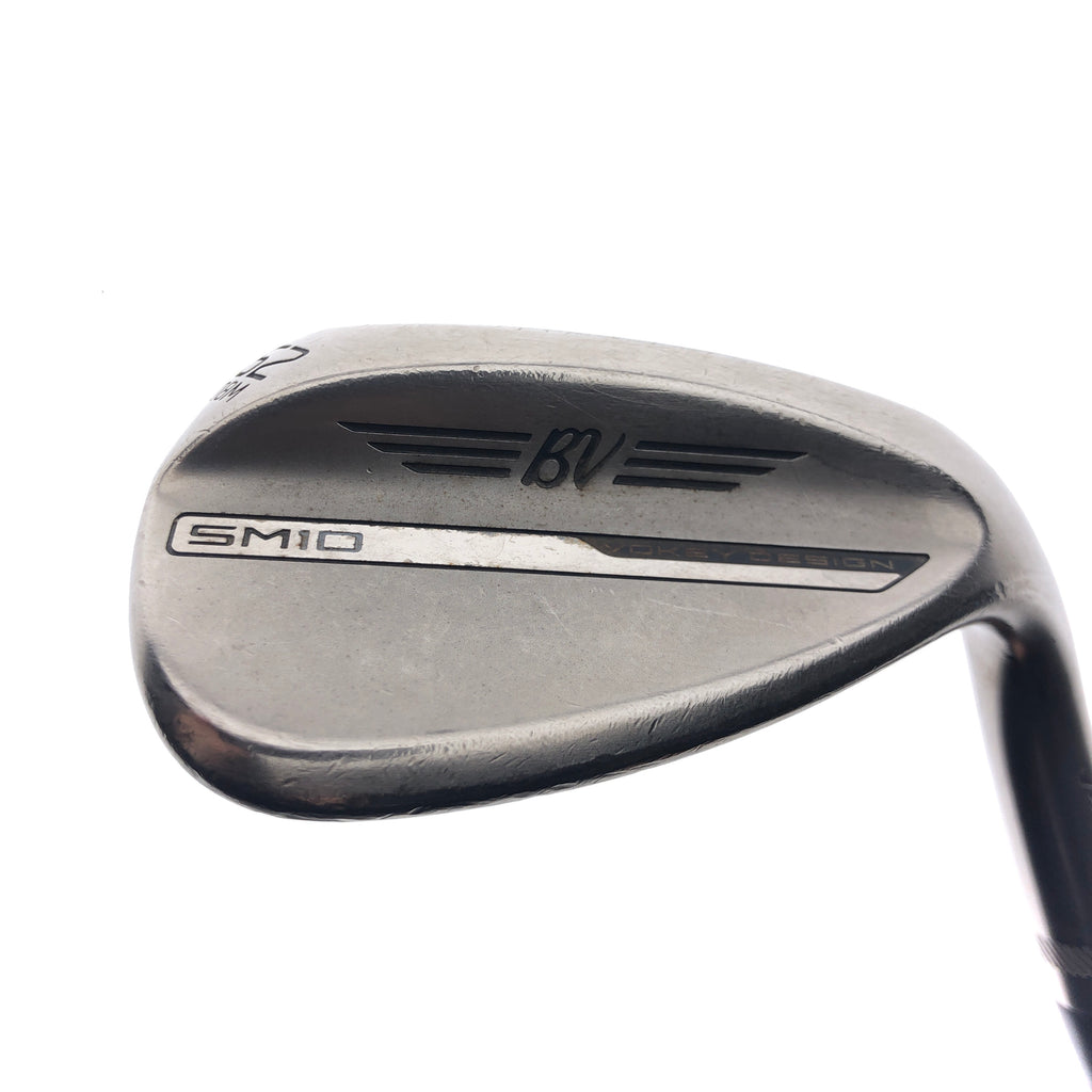 Used Titleist Vokey SM10 Nickel Lob Wedge / 62.0 Degrees / Wedge Flex