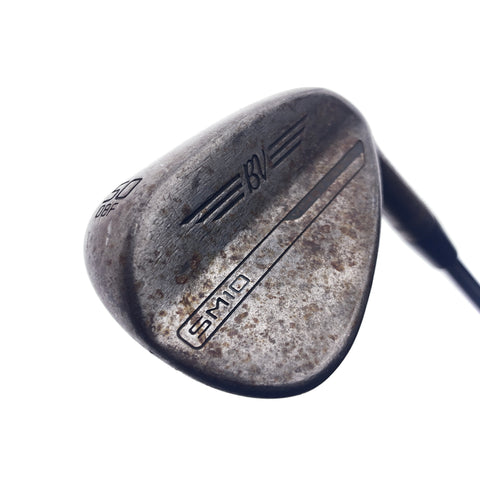 Used Titleist Vokey SM10 Raw Gap Wedge / 50.0 Degrees / Stiff Flex