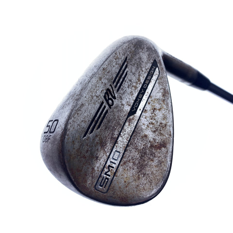 Used Titleist Vokey SM10 Raw Gap Wedge / 50.0 Degrees / Stiff Flex