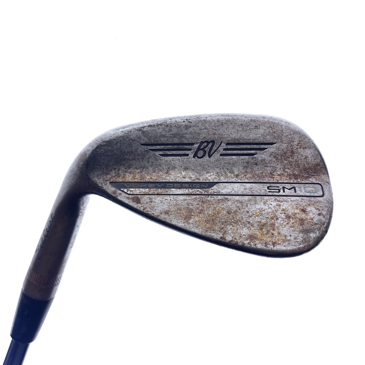 Used Titleist Vokey SM10 Raw Gap Wedge / 50.0 Degrees / X-Stiff / Left-Handed