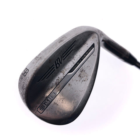 Used Titleist Vokey SM10 Raw Lob Wedge / 58.0 Degrees / Stiff Flex