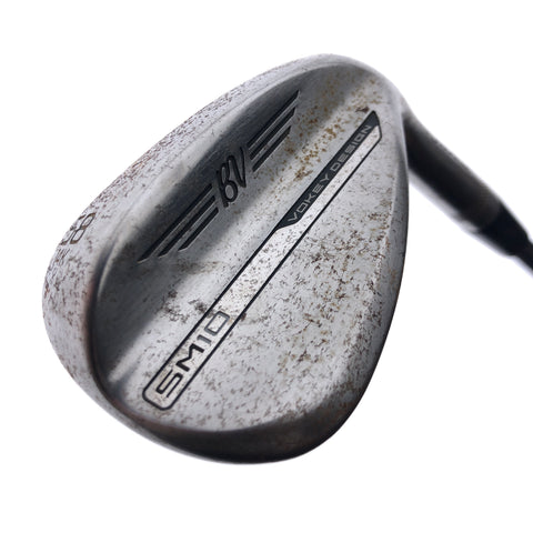 Used Titleist Vokey SM10 Raw Lob Wedge / 58.0 Degrees / Stiff Flex