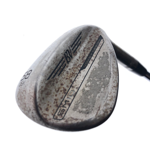 Used Titleist Vokey SM10 Raw Lob Wedge / 58.0 Degrees / Stiff Flex