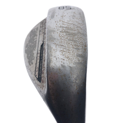 Used Titleist Vokey SM10 Raw Lob Wedge / 58.0 Degrees / Stiff Flex