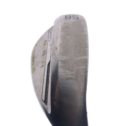 Used Titleist Vokey SM10 Raw Lob Wedge / 58.0 Degrees / Stiff Flex