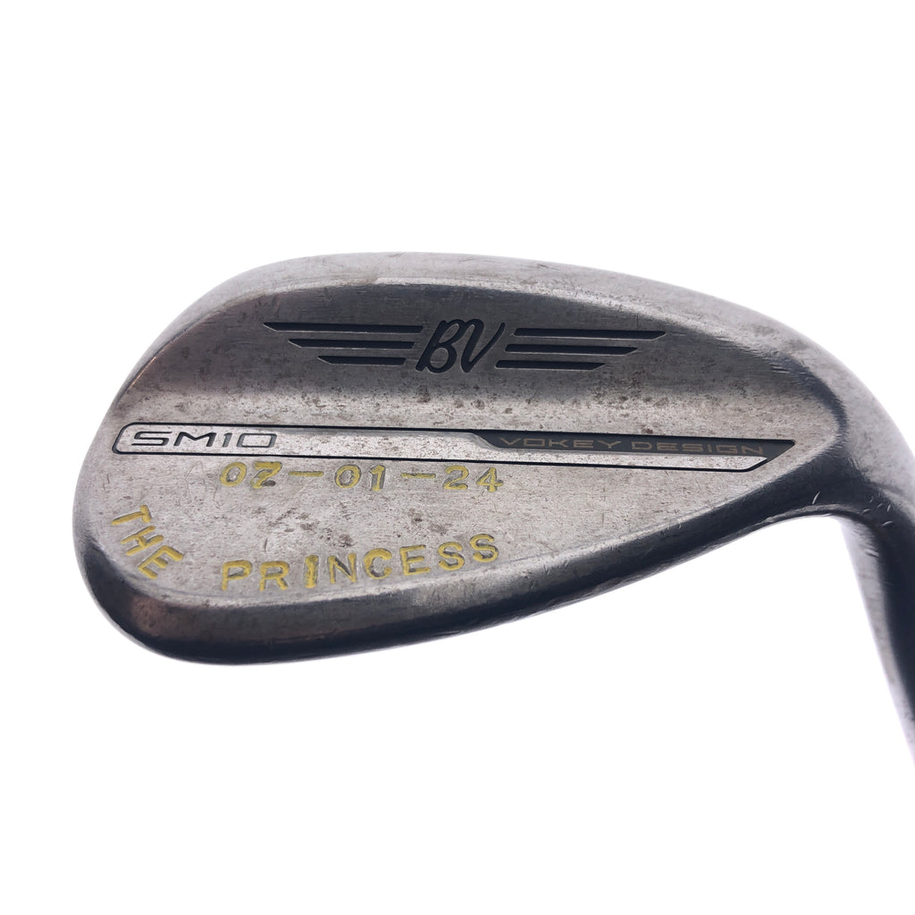 Used Titleist Vokey SM10 Raw Lob Wedge / 58.0 Degrees / Stiff Flex