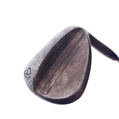 Used Titleist Vokey SM10 Raw Lob Wedge / 60.0 Degrees / Stiff Flex
