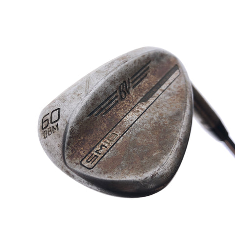 Used Titleist Vokey SM10 Raw Lob Wedge / 60.0 Degrees / Stiff Flex