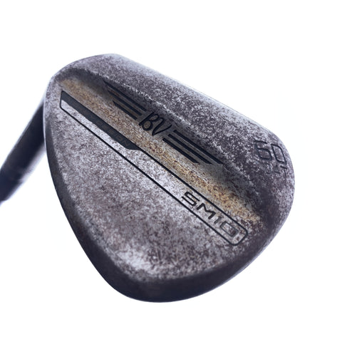 Used Titleist Vokey SM10 Raw Lob Wedge / 60.0 Degrees / Wedge Flex