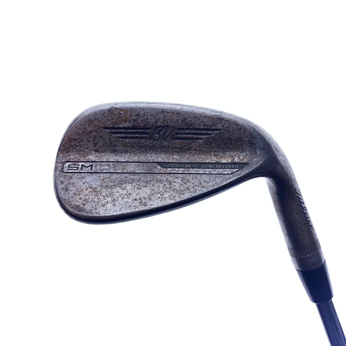 Used Titleist Vokey SM10 Raw Pitching Wedge / 46.0 Degrees / X-Stiff Flex