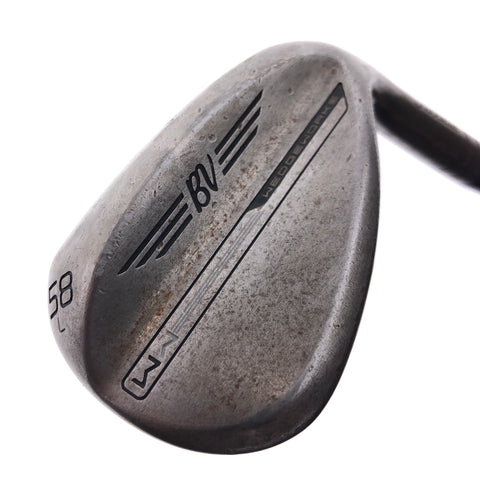 Used Titleist Vokey SM10 Raw Wedge Works Lob Wedge / 58.0 Degrees / Stiff Flex