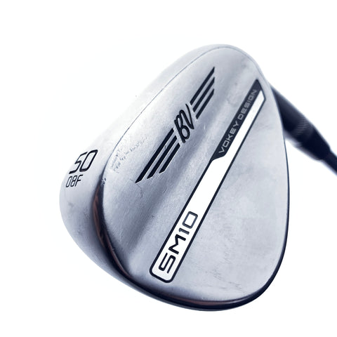 Used Titleist Vokey SM10 Tour Chrome Gap Wedge / 50.0 Degrees / Wedge Flex