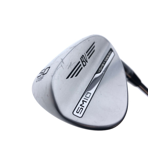 Used Titleist Vokey SM10 Tour Chrome Gap Wedge / 50.0 Degrees / Wedge Flex