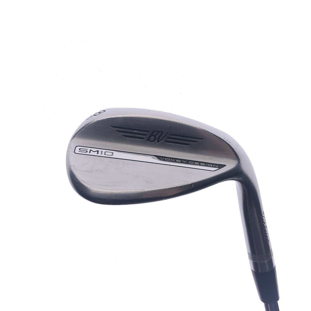 Used Titleist Vokey SM10 Tour Chrome Lob Wedge / 58.0 Degrees / Stiff Flex