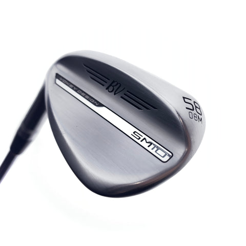 Used Titleist Vokey SM10 Tour Chrome Lob Wedge / 58.0 Degrees / Stiff /Left Hand