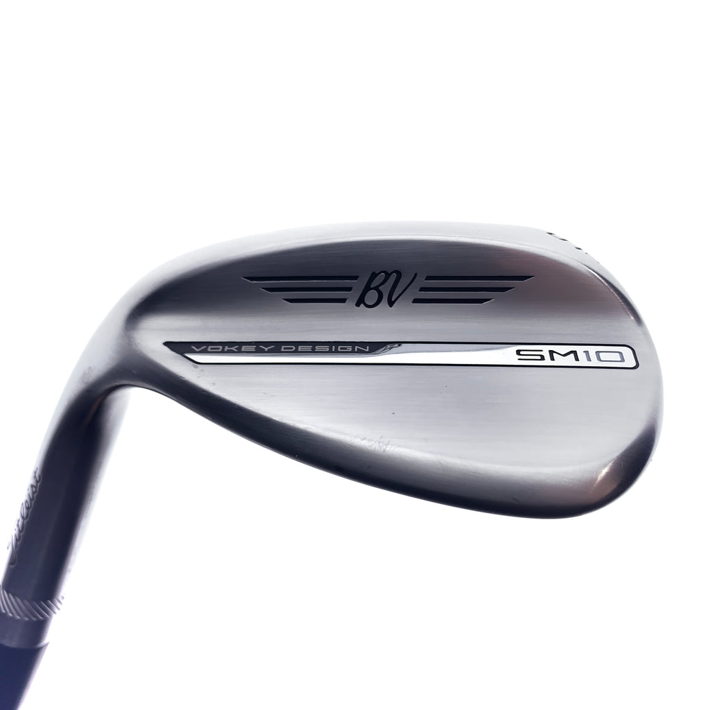 Used Titleist Vokey SM10 Tour Chrome Lob Wedge / 58.0 Degrees / Stiff /Left Hand