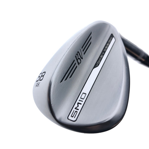 Used Titleist Vokey SM10 Tour Chrome Lob Wedge / 58.0 Degrees / Wedge Flex