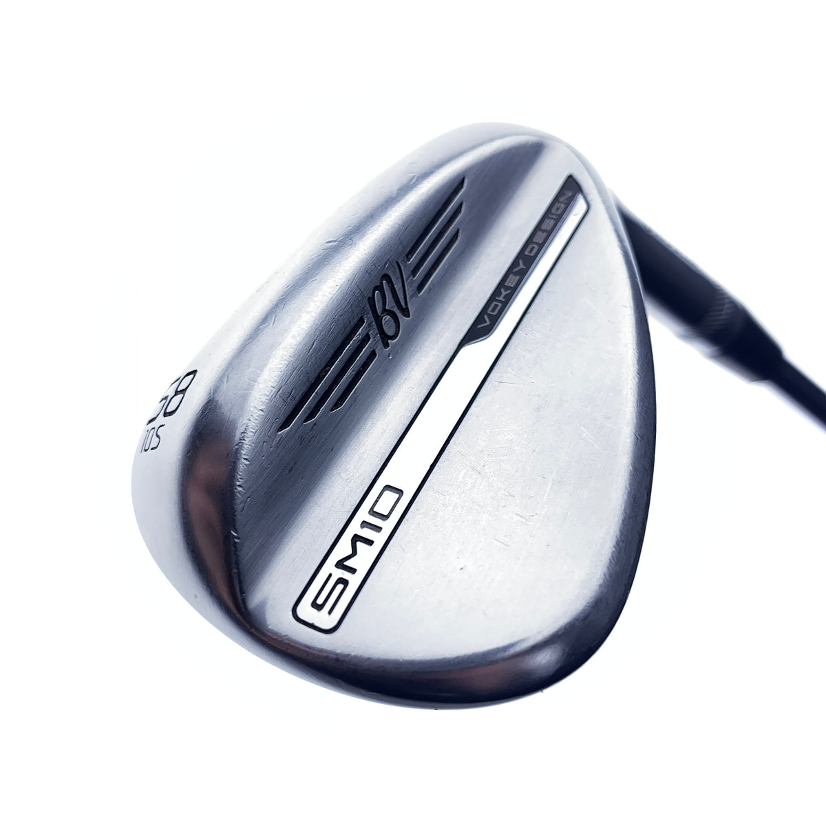 Used Titleist Vokey SM10 Tour Chrome Lob Wedge / 58.0 Degrees / Wedge Flex