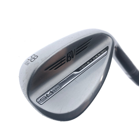 Used Titleist Vokey SM10 Tour Chrome Lob Wedge / 58.0 Degrees / Wedge Flex