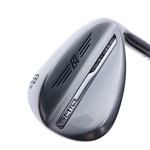 Used Titleist Vokey SM10 Tour Chrome Lob Wedge / 58.0 Degrees / Wedge Flex