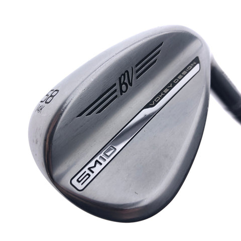 Used Titleist Vokey SM10 Tour Chrome Lob Wedge / 58.0 Degrees / Wedge Flex