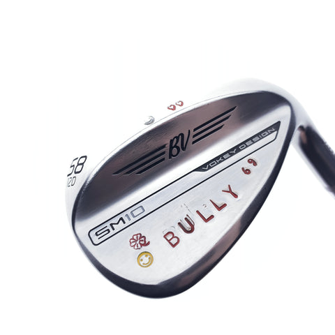Used Titleist Vokey SM10 Tour Chrome Lob Wedge / 58.0 Degrees / Wedge Flex