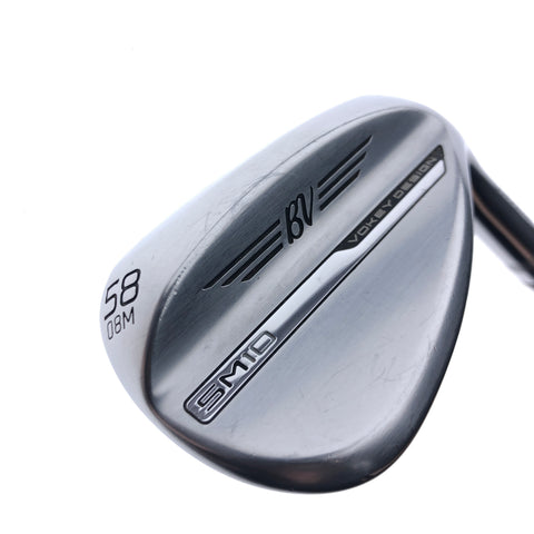 Used Titleist Vokey SM10 Tour Chrome Lob Wedge / 58.0 Degrees / Wedge Flex