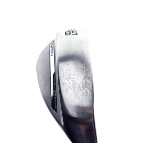 Used Titleist Vokey SM10 Tour Chrome Lob Wedge / 58.0 Degrees / Wedge Flex